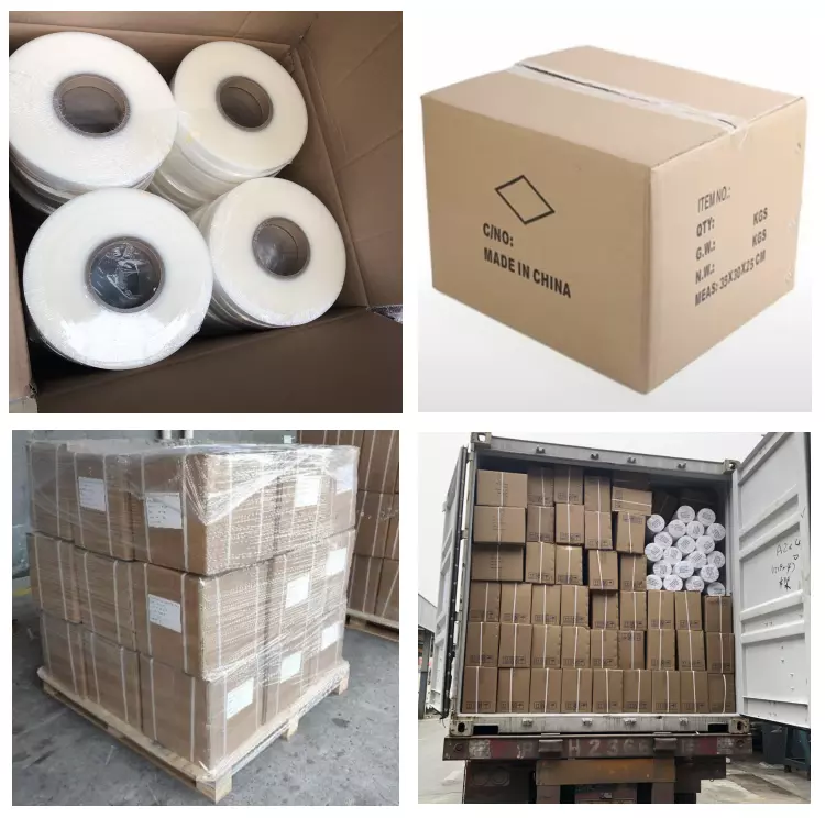 TPU siliconen labeltape rolverpakking