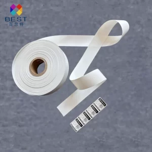 shoe tongue label ribbon